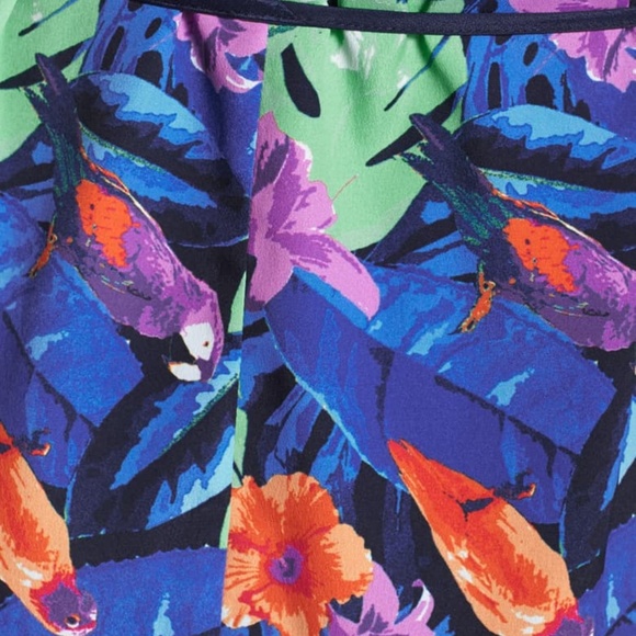 Adelyn Rae Hawaiian Print Crepe Dress - Picture 4 of 9